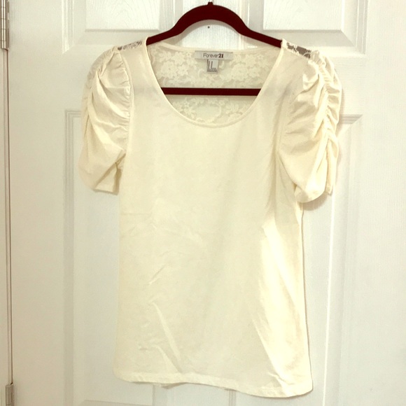 Lace back shirt - Picture 1 of 3